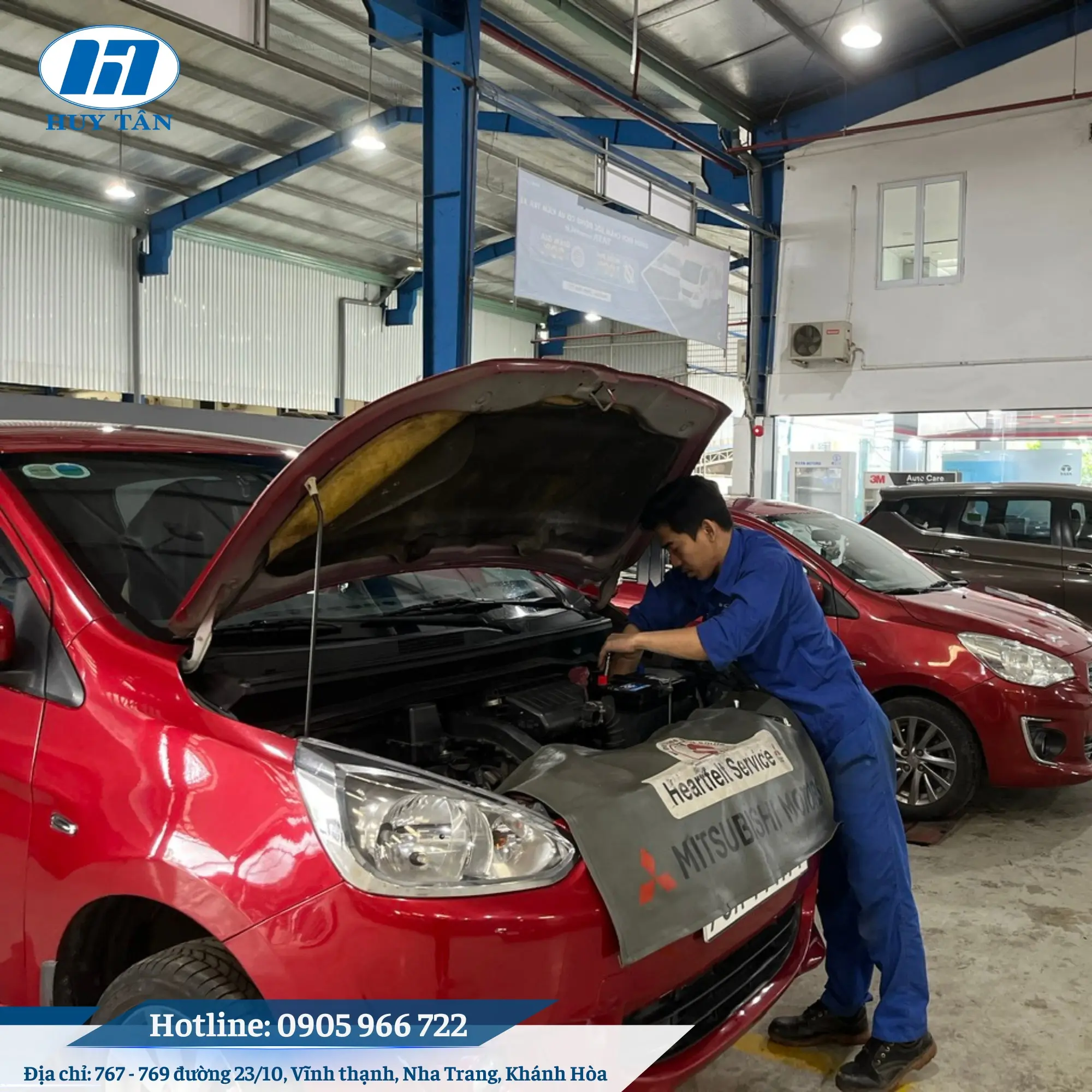bảo dưỡng xe tải tại huy tân khánh hòa
