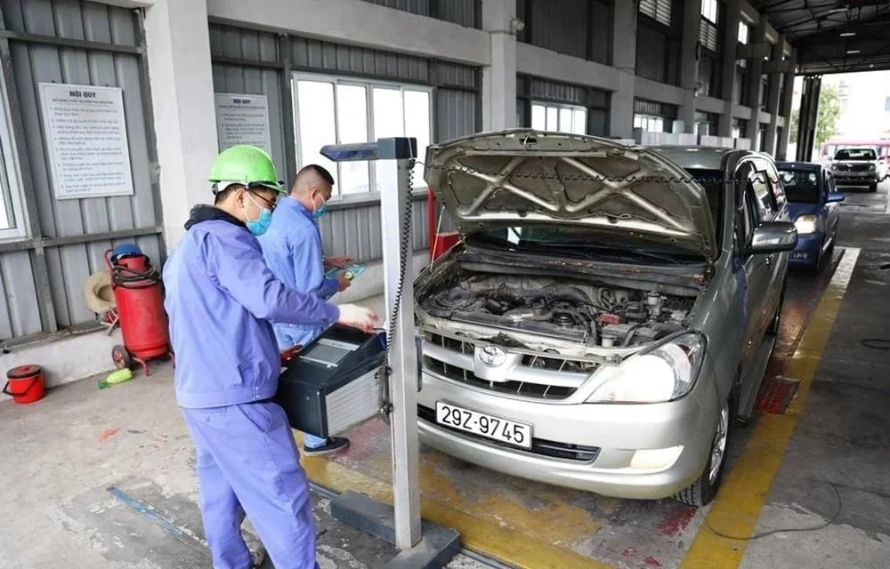 quy định kiểm định kh&iacute; thải 2026