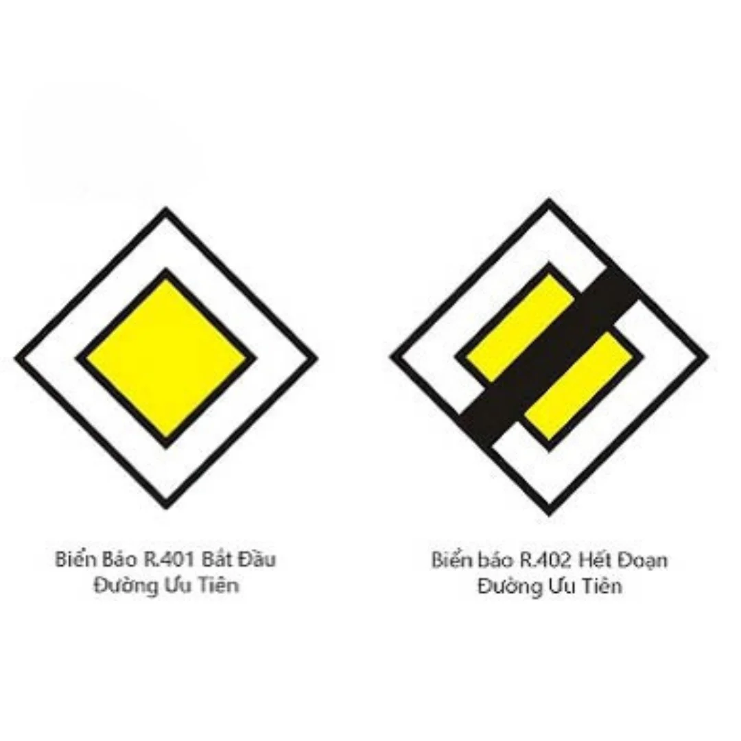 đường ưu tiên và đường không ưu tiên