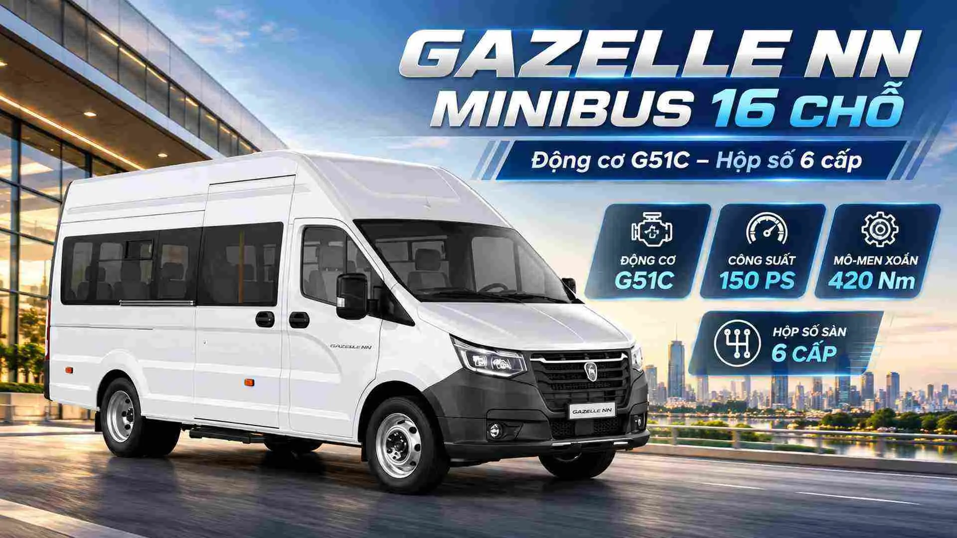 Gazelle NN Minibus 16 chỗ