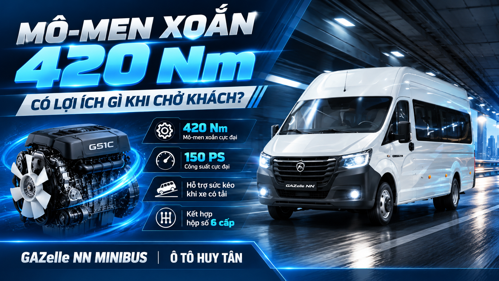 Động cơ G51C tr&ecirc;n GAZelle NN