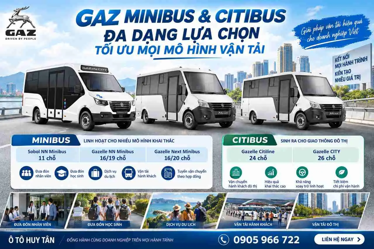 gaz minibus & citibus