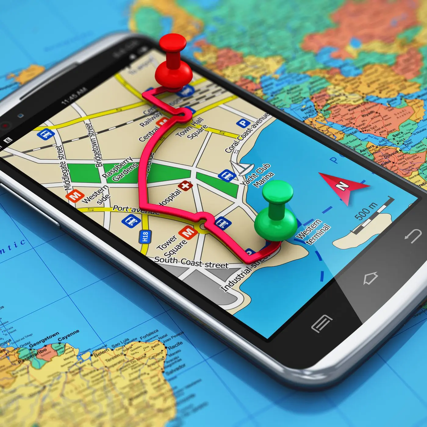 sử dụng GPS trong giao th&ocirc;ng